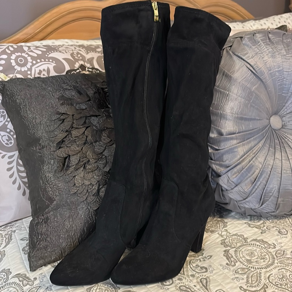 Women’s Liz Claiborne Heeled Knee-high Black Boots